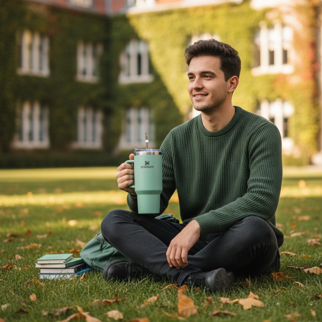 Yeşil renk Stanley termos