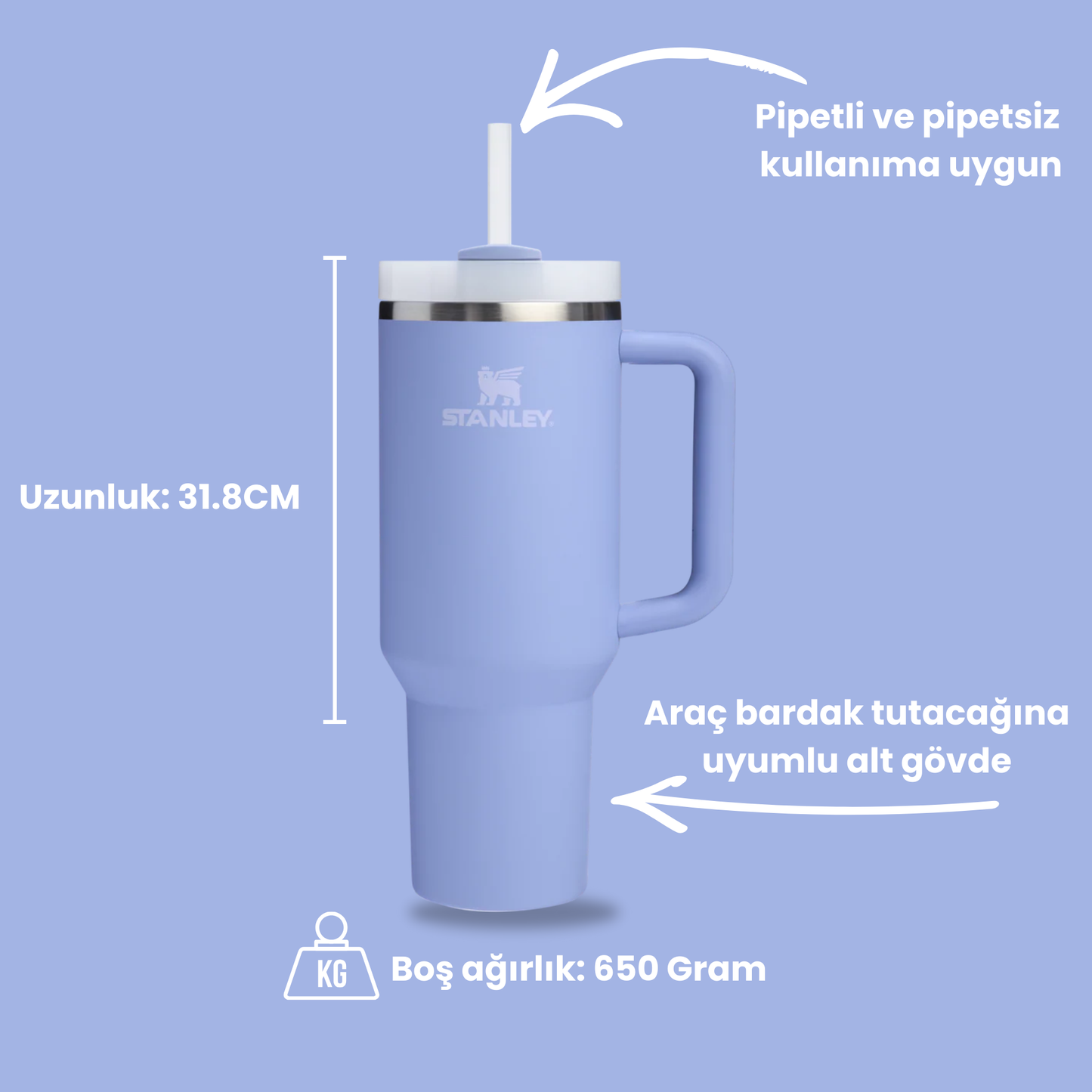 Hydrangea renk Stanley termos