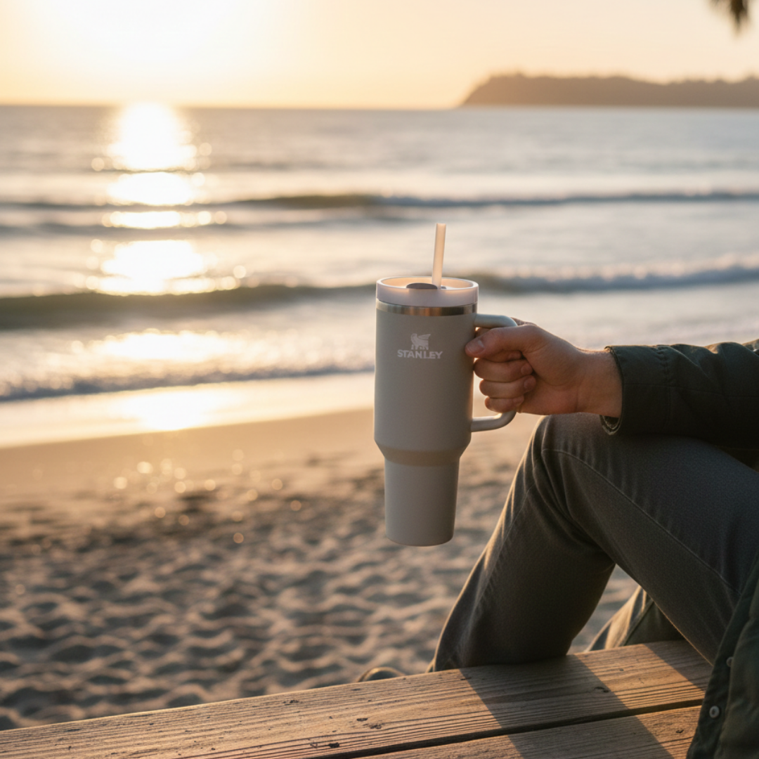 Gri renk Stanley termos