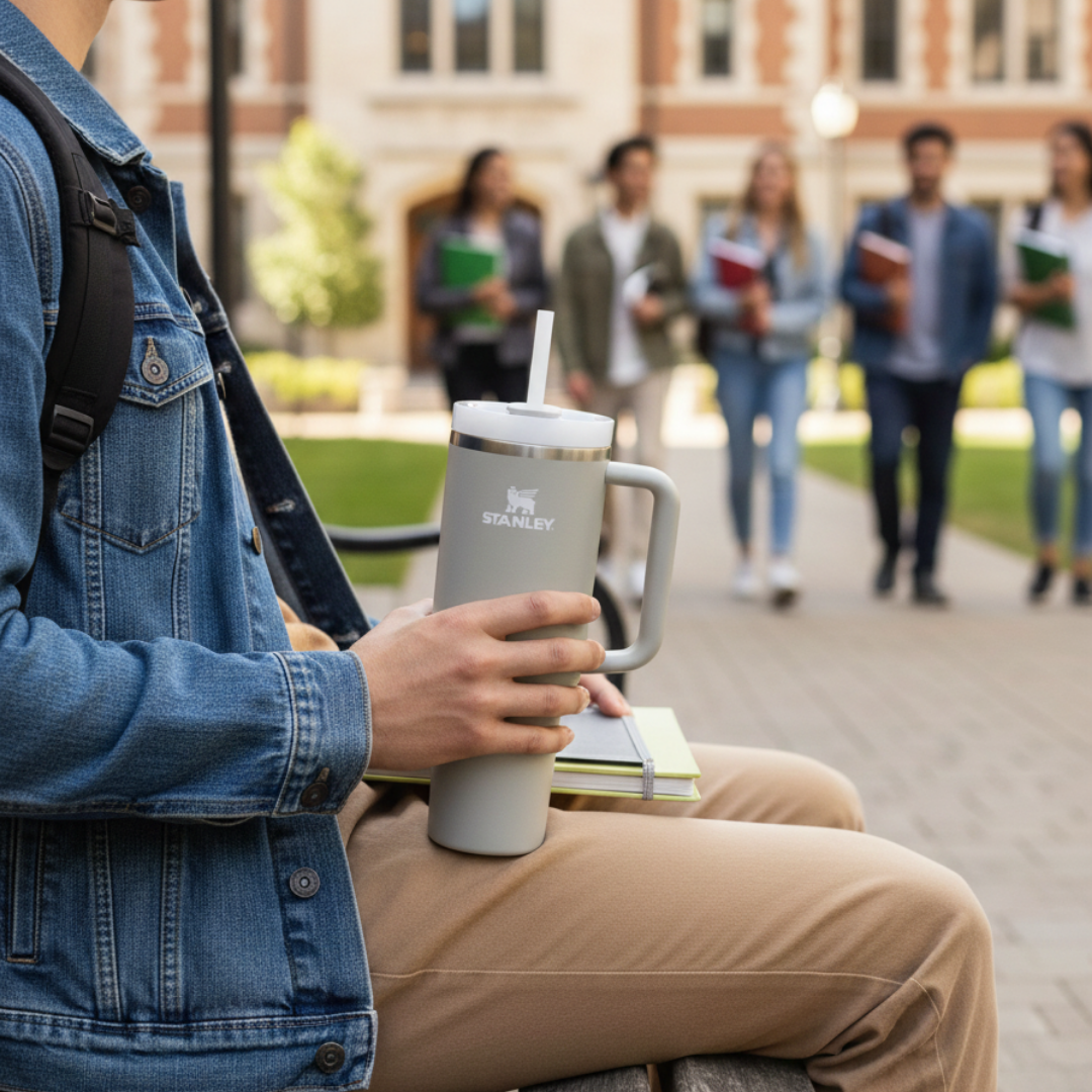 Gri renk Stanley termos