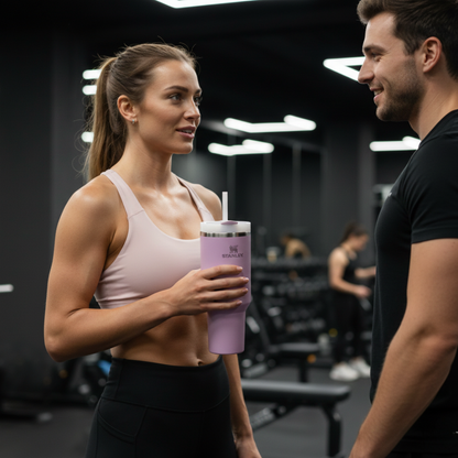 Lila renk Stanley termos