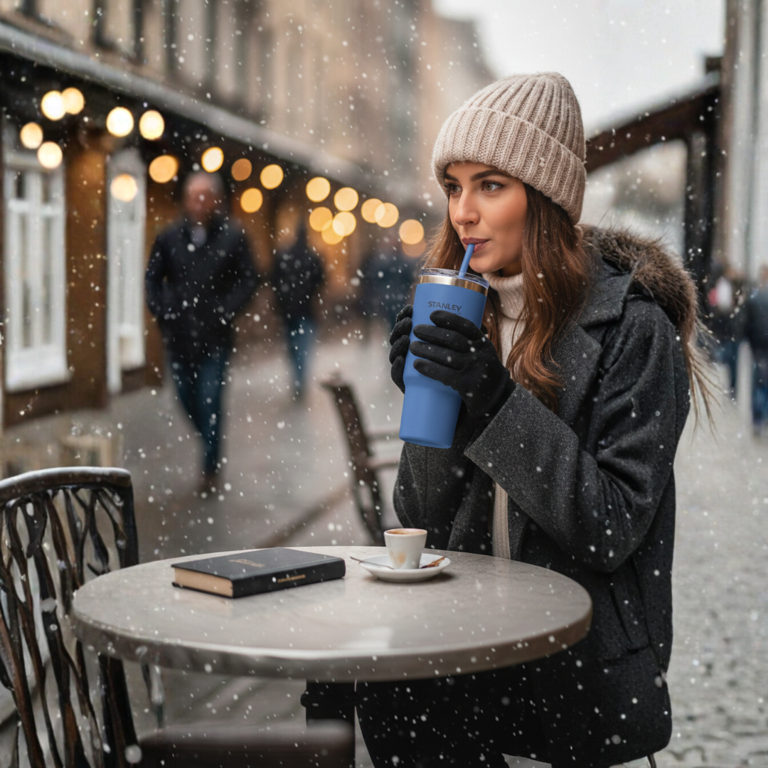 Mavi renk Stanley termos