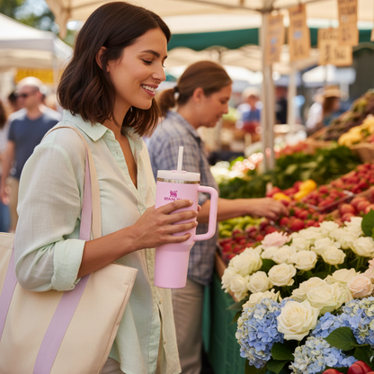Pembe renk Stanley termos