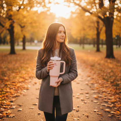 Toz Pembe renk Stanley termos